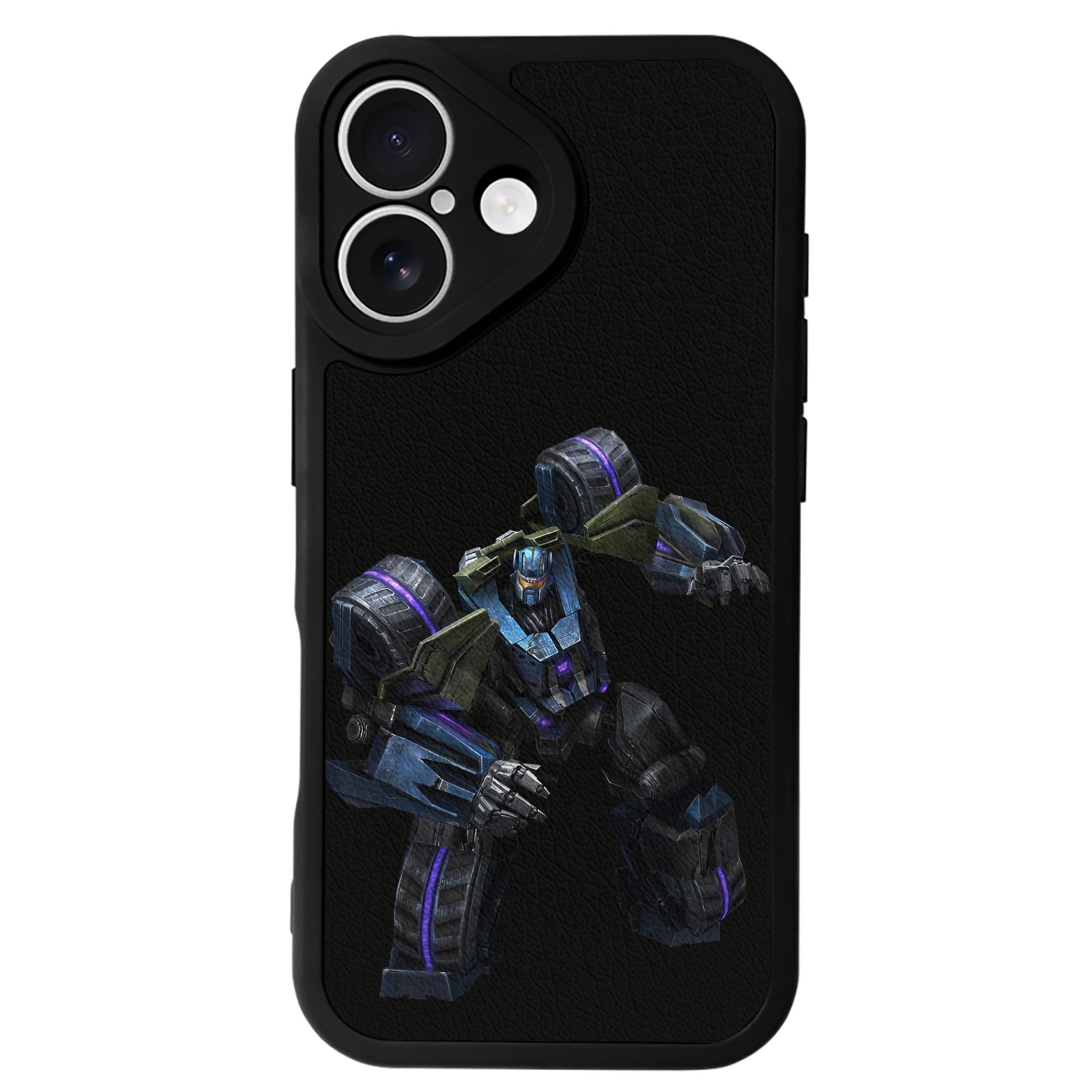 （画像用） Transformers トランスフォーマー 【iPhone 16シリーズ対応】シリコンスマホケース（レザー調） 材質：シリコン